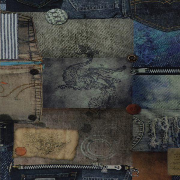 Портьерная ткань для мальчика "джинса" 91036-01